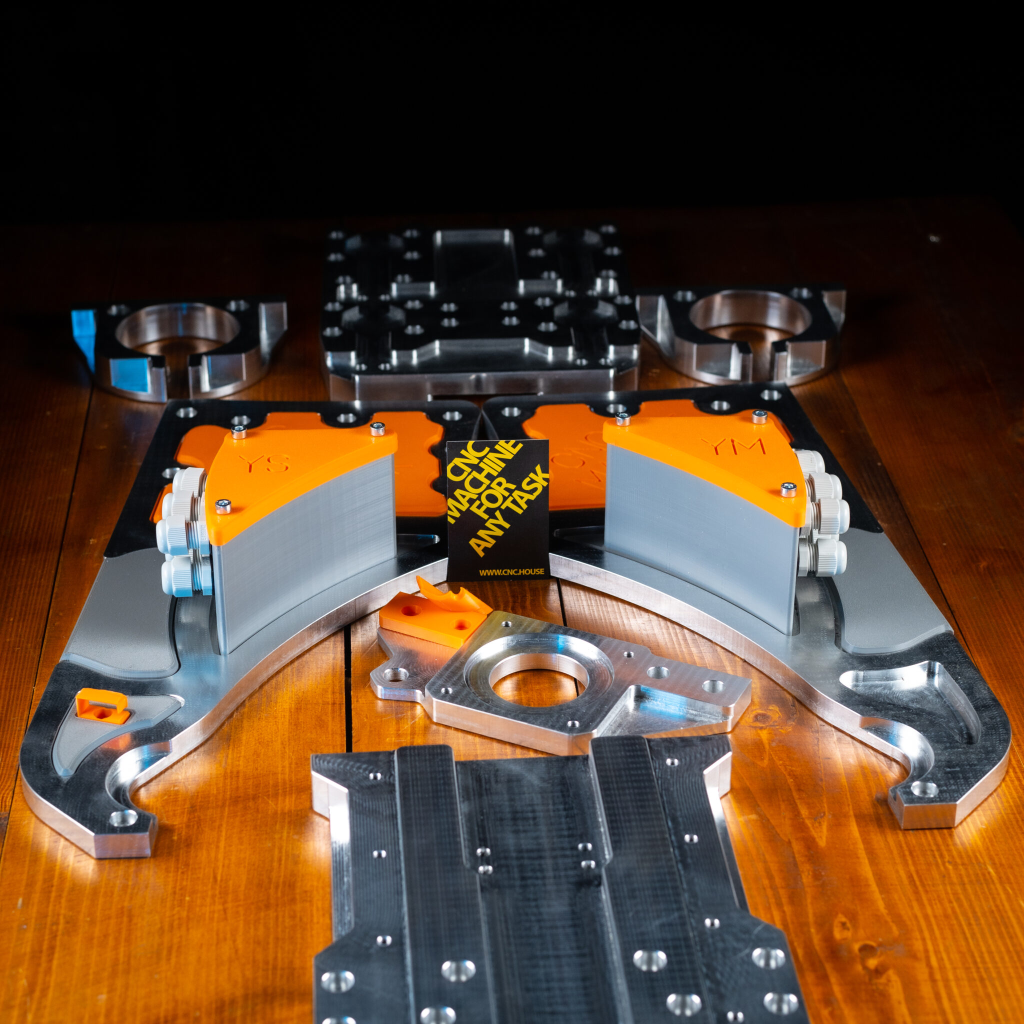 Pro Line CNC Mechanical Assembly Kit: Milled Plates